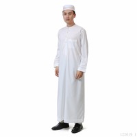 2022 hommes musulmans Thobe Robes Muslimah Robe Oman arabie saoudite Islam tenues arabe islamique vêtements Oman Robe