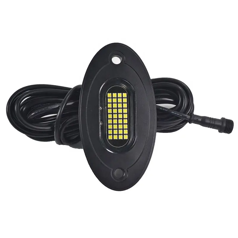 Flash stroboscopique blanc 36W 12V, lumière d'ambiance Led pour camion, voiture, ATV, SUV, bateau