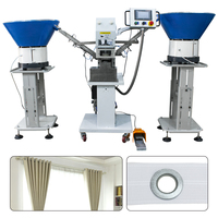 Machine à œillets pour rideaux automatique à haute efficacité avec couvercle de protection et vitesse réglable
