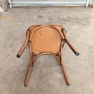 Offres Spéciales Bon marché <span class=keywords><strong>Location</strong></span> d'événement de mariage Chaise à dossier croisé en grain de bois Cahir - Product Image 2