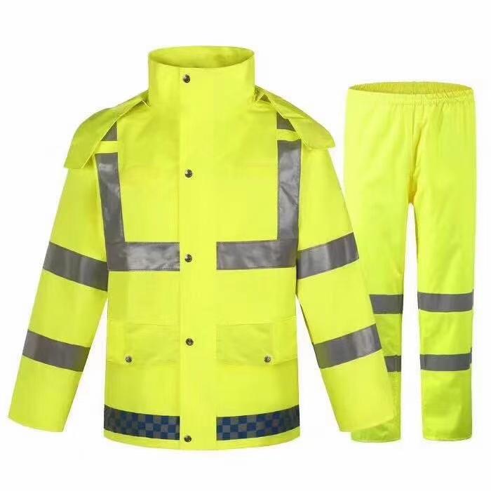 Fluorescent yellow can be paired with black pants