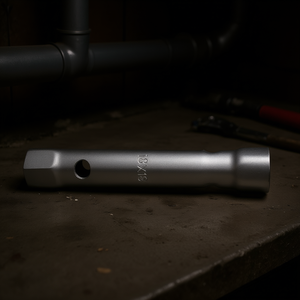 Clé à tuyau Fervi 18x19mm en acier hexagonal réglable pour la réparation de la plomberie - Product Image 3