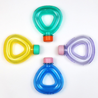 Bouteille d'eau sport personnalisée en plastique pour enfants, avec logo sur mesure, portable, anti-fuite, vente en gros