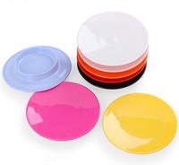 Assiette à Sushi Rotative en Mélamine Colorée Japonaise, Plat de Service Rond en Plastique pour Tapis Roulant à Sushi, Vaisselle