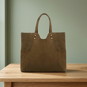Bolso de Mano Ligero y Duradero para Mujer, Color Negro, Ecológico, Impermeable, Gran Capacidad, 100% Cuero, Cierre de Cremallera, Doble Asa - Product Image 4