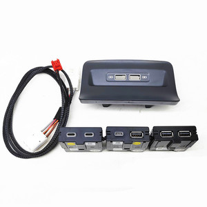 Kit de Carga Rápida USB Tipo C Trasero para Skoda Kodiaq Karoq, Reposabrazos, 12V, Plástico, con Arnés de Cableado - Product Image 4