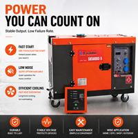 Excalibur 220V 380V 110V 5KVA 4.5KW 4.6KW 5KW 5.5KW 6KW 6.5KW 7KVA Tragbarer Super Leiser Dieselgenerator