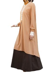 Vendita Calda Abaya Islamica Mediorientale, Abito Monoblocco per Donne, <span class=keywords><strong>Elegante</strong></span> <span class=keywords><strong>Tunica</strong></span> Andalib per Egitto, Dubai e Arabia Saudita - Product Image 2