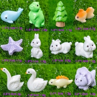 Groothandel Schattige Mini Dierenfiguurtjes Fruitbeelden Miniatuur Ornamenten Huisdecoratie Harsen Ambacht Tuinlandschap Accessoires