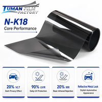 Película para Ventanas de Automóviles Tuman Strong Reflective Metal Privacy con 20% de Transmisión de Luz Visible y 90% de Rechazo de Rayos Ultravioleta