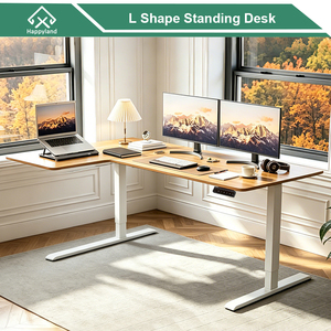 <span class=keywords><strong>Escritorio</strong></span> Eléctrico de 2 Patas para Trabajar Sentado o De Pie, <span class=keywords><strong>Escritorio</strong></span> Ergonómico en Forma de L, Altura Ajustable, <span class=keywords><strong>Escritorio</strong></span> de Esquina para Oficina - Product Image 1