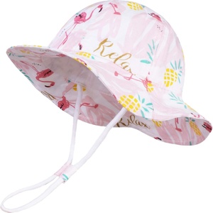 Camping Bowknot Beach Casual Daily Sun Protection Adjustable Bucket Hats for Adults (Unisex Rose <b>Red</b>) - Product Image 2