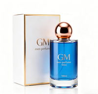 Flacon de parfum vide de luxe mat haut de gamme 50/100 ml pour homme, en verre écologique avec base épaisse et couvercle haut de gamme