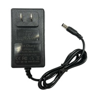 Chargeur de batterie au lithium DC12.6V 2A avec voyant LED pour meuleuses, perceuses, tondeuses à gazon