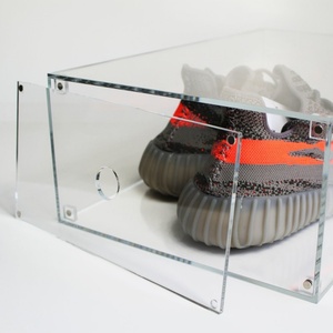 Offre Spéciale : Boîte de Rangement pour Chaussures en Acrylique Faite à la Main avec Couvercle, Certifiée TUV, Écologique, Logo Sérigraphié - Product Image 4