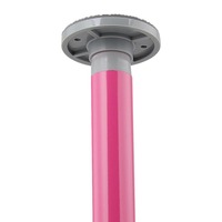 Pôle de danse Portable en Silicone rose de 45mm avec extension pour Club d'exercice fête Pub maison