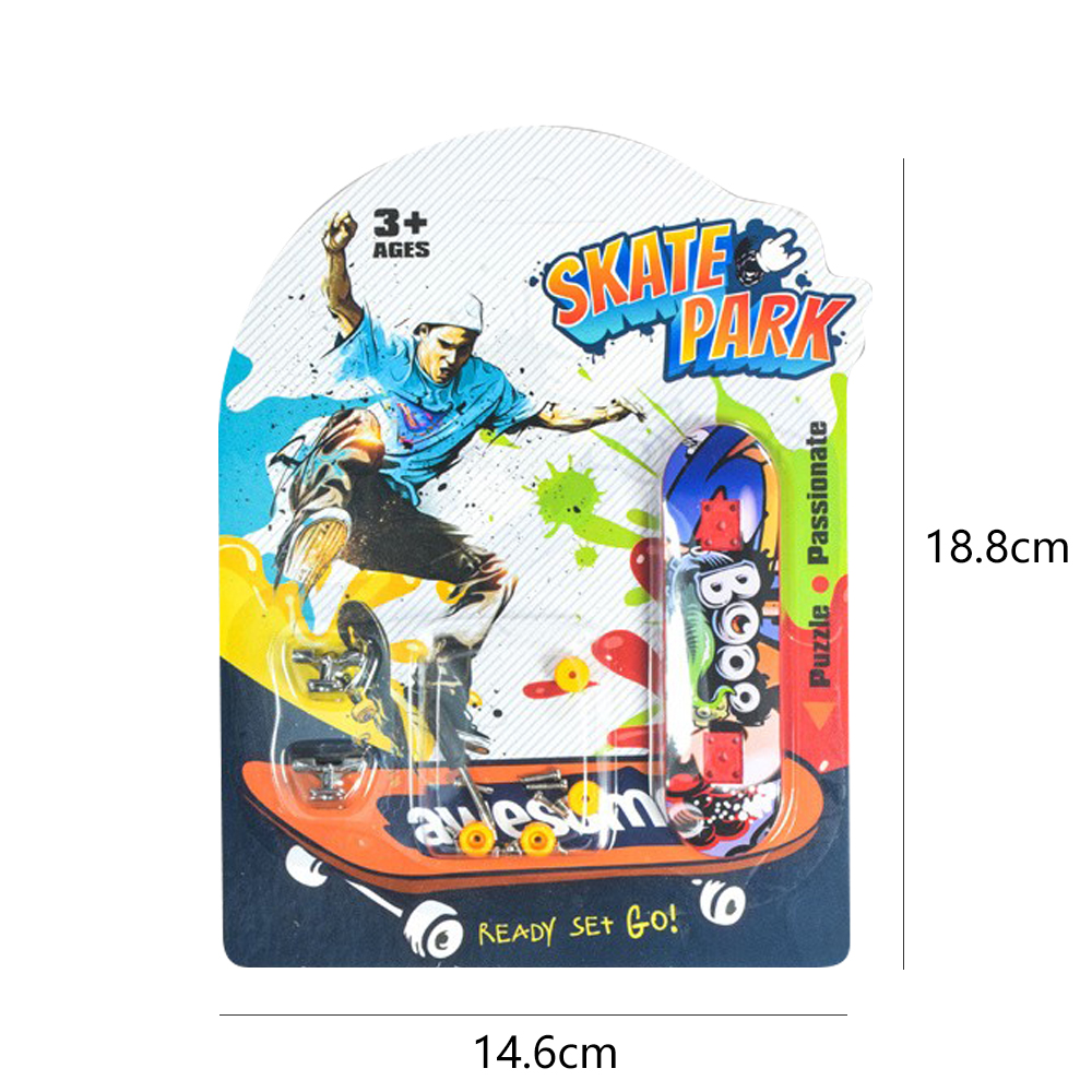 Ensemble de skateboard à doigts en alliage