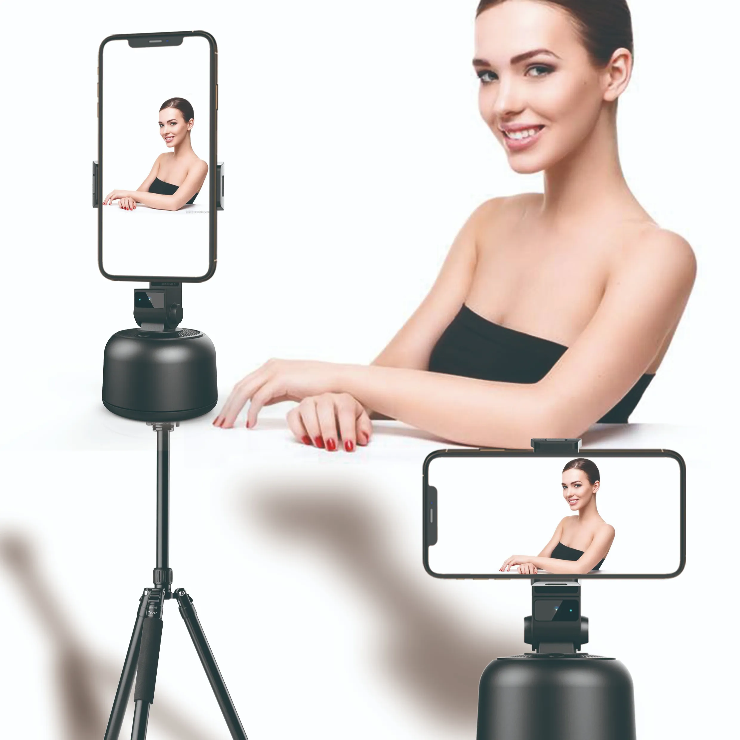 Built-in Camera Face Tracking Phone Gimbal Stabilizers