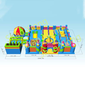 Château <span class=keywords><strong>Gonflable</strong></span> <span class=keywords><strong>Professionnel</strong></span>, Jeux d'Amusement, Parc de Trampolines Gonflables, Parcours d'Obstacles <span class=keywords><strong>Gonflable</strong></span>, Aire de Jeux de Parc à Thème à <span class=keywords><strong>Vendre</strong></span> - Product Image 2