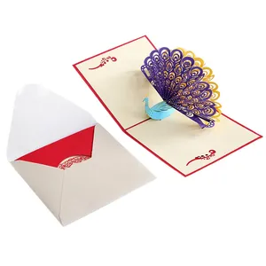 تخصيص بطاقة تحية على شكل حيوانات 3D بطاقة معايدة ل عيد ميلاد سعيد شكرا لك الأمهات يوم عيد الحب الزفاف