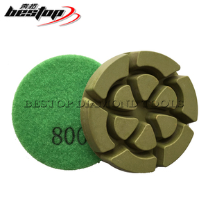 BESTOP <span class=keywords><strong>3</strong></span> Zoll Trocken gebrauch Diamant beton Polier harz Polier pad Hot Sell mit Klett verschluss OEM Custom ized Support - Product Image 4