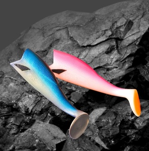 Leurre souple en PVC <span class=keywords><strong>de</strong></span> 17,5 cm, super grand, sans tête, à queue <span class=keywords><strong>de</strong></span> pagaie, pack en vrac, plusieurs couleurs, pour la pêche en lac et en rivière (<span class=keywords><strong>eau</strong></span> douce et salée) - Product Image 6