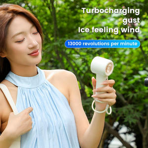 Imycoo Tốc Độ Cao Xách Tay Mạnh Mẽ LED Hiển Thị Mini <span class=keywords><strong>Fan</strong></span> Cho Món Quà Mùa Hè Tùy Chỉnh Có Thể Sạc Lại Làm Mát Cầm Tay <span class=keywords><strong>Fan</strong></span> Hâm Mộ Tiện Dụng - Product Image 3