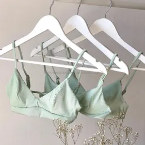 Recycled eco-friendly Ribbed Printing Bikini Set OEM Designer Custom Women Bandage Double Line Swimwear See Through Beachwear