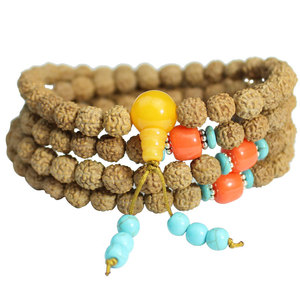 Bracelets tendance en gros avec perles géométriques en graines de Bodhi orthodoxes et pendentifs en jade texturé pour les occasions d'anniversaire - Product Image 5