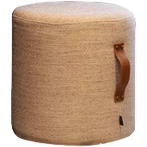 Taburete Estilo Sofá, Banco para Zapatos de Sala de Estar, Decoración del Hogar de Alta Gama, Taburete Redondo Acogedor, Ideal para Instagram - Product Image 6