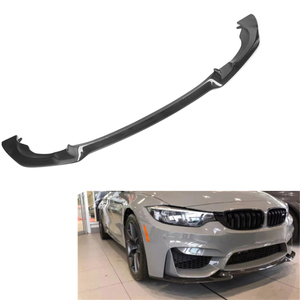 Labbro paraurti anteriore posteriore in fibra di carbonio stile CS per <span class=keywords><strong>BMW</strong></span> F80 M3/ F82 M4 2014-2018 sostituzione F80 M3/ F82 M4 labbro paraurti anteriore - Product Image 1