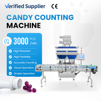 Haute production entièrement automatique gommeux ours bonbons mous gelée bonbons comptage Machine à emballer