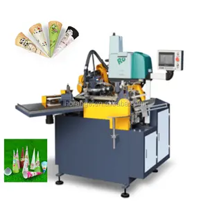 Automatic Ice Cream Paper Cone Sleeve Making Machine Price/ ice cream Automatic Paper Cone Sleeve Machine