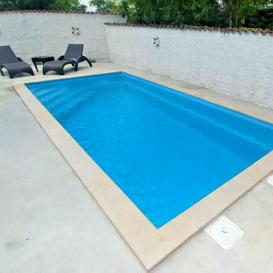 Piscina sobre el suelo de fibra de vidrio rectangular, barata, CN tamaño personalizado; HEB Kaixin Kxp-03, nueva en 2022