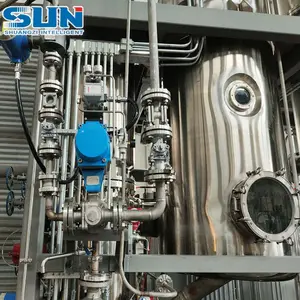 Distillation Equipment Single Multi Effect Thin Ethanol Vacuum Falling Film Evaporator Used In Dairy/Chemical/traditional Chines