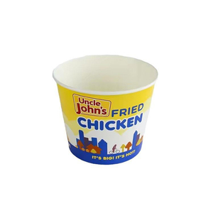 Vente en gros de contenants alimentaires jetables biodégradables de qualité alimentaire personnalisés pour poulet frit, pop-corn, seau à emporter avec couvercle - Product Image 3