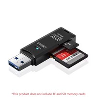 Lector de tarjetas 2 en 1 USB 3,0/2,0, lector de tarjetas micro sd, adaptador usb, lector de tarjetas de alta velocidad, tarjeta de memoria TF para PC, accesorios para ordenador portátil