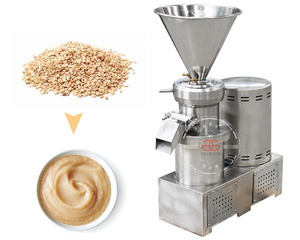 तिल सुखाने ड्रायर पेस्ट ग्राइंडर मशीन मूंगफली मक्खन उत्पादन लाइन के लिए छोटे व्यवसाय तिल ताहिनी उत्पादन लाइन - Product Image 4