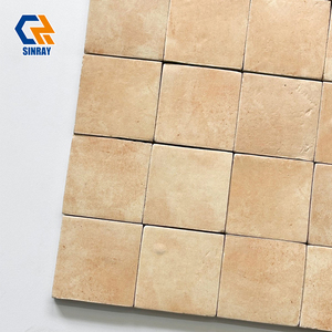 Carreaux de zellige marocains faits à la main 100x100mm vert clair, carreaux muraux personnalisés pour cuisine et salle de bain, porcelaine artisanale antidérapante - Product Image 5