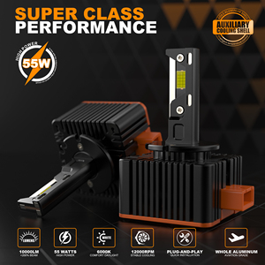 หลอดไฟหน้า LED D3S สำหรับเปลี่ยนหลอดไฟรถยนต์ ให้แสงสว่างคงที่ สีขาวสว่าง สำหรับไฟหน้า LED ของรถยนต์เมอร์เซเดส - Product Image 3