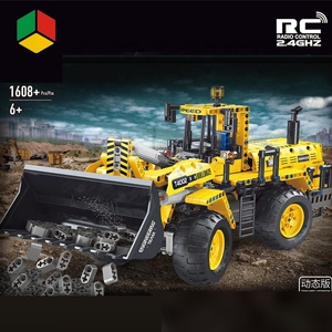 <span class=keywords><strong>Jouet</strong></span> QS 2.4G HZ 1608 pièces, blocs de construction éducatifs d'ingénierie, voiture <span class=keywords><strong>électrique</strong></span> à roulettes, bulldozer, <span class=keywords><strong>grue</strong></span> - Product Image 2