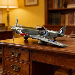 Modelo de Avión de Combate P51 Mustang a Escala 1/35, Juguete de Avión de Guerra Histórico de la Segunda Guerra Mundial, Set de Bloques de Construcción - Product Image 4