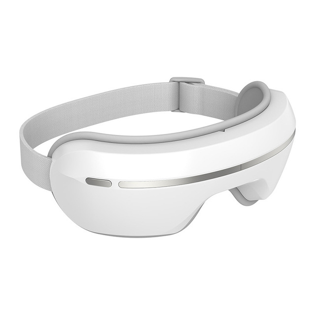Custom-Made Eye Massager Heated Air-Bag Rechargeable Lithium Battery Foldable Design Music Vibration Massage for Eye Strain