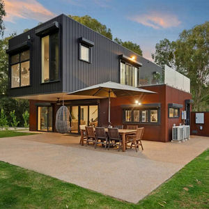 Casa-contenedor de paquete plano de 20 pies, casas pequeñas prefabricadas como modulares para edificios de oficinas, centros comerciales y hoteles - Product Image 3