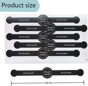 Fournitures d'expédition personnalisées, étiquettes anti-effraction, autocollants de sécurité 7,1''x1'', pour l'emballage de cadeaux alimentaires, sacs en papier pour entreprises - Product Image 1