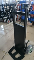 Chariot électrique pour escaliers SC201-200-600W, moteur en acier au carbone, 2 roues, réglable, OEM, capacité de charge de 300 kg, pour le transport