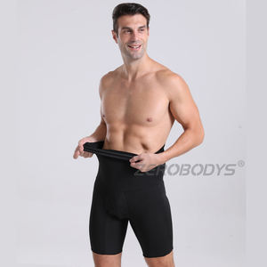 009 Fabrikpreis Herren Bauchweg-Shorts Hochtaillierte Unterwäsche Schlankmachende Formwäsche Body Shaper Bein Boxershorts - Product Image 5