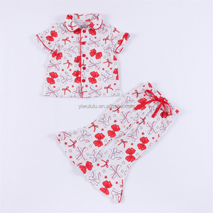 Nuovi 95% <span class=keywords><strong>di</strong></span> bambù <span class=keywords><strong>mamma</strong></span> e figlia abbigliamento da notte a bottone per bambini set <span class=keywords><strong>di</strong></span> pigiami per famiglie Boutique - Product Image 4