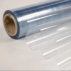Rollos de Película de PVC Transparente, Impermeable, Suave, Azul, de Bajo Precio y Buena Calidad, Diseño Personalizado, Plástico Colorido - Product Image 1
