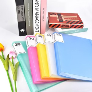 Tốt nhất nóng bán giá rẻ nhất 30 Túi A4 Cuốn sách trình bày chất kết dính với nhựa tay áo Cuốn sách trình bày với tấm bảo vệ - Product Image 4